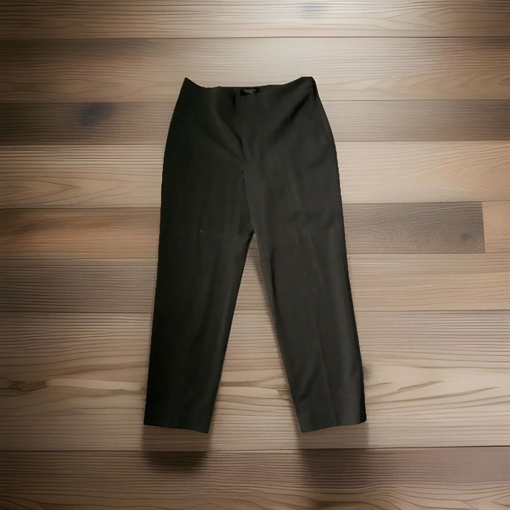 Talbots Women's Gray Dress Pants Size 10 Classic Slim Flat Front pre owned